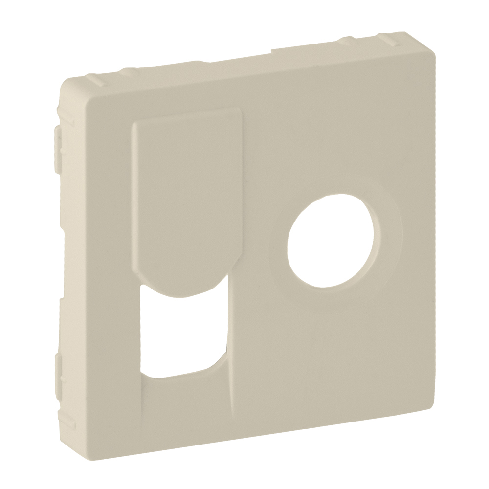 Изображение товара Valena LIFE накладка розетки TV-RJ45 бежевый 5 шт