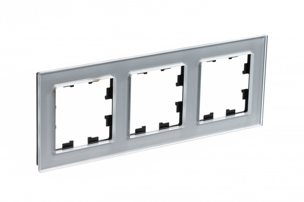 Изображение товара Systeme Electric AtlasDesign Nature Стекло алюминий Рамка 3-ая