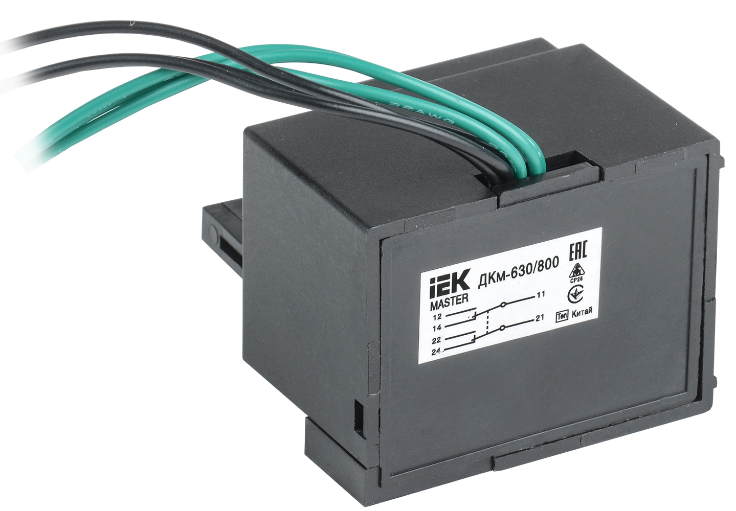 Изображение товара IEK KARAT MASTER Контакт дополнительный ДКм-630/800 (ДКм-40)