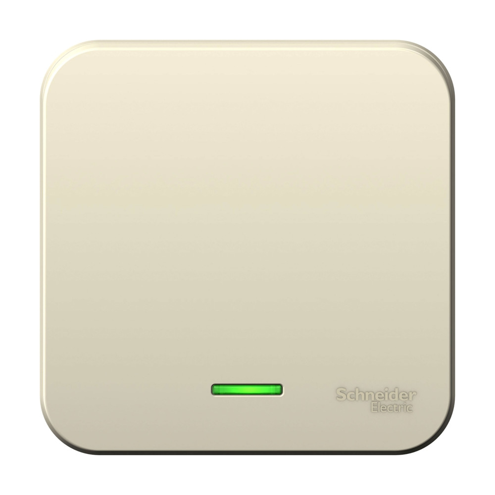 Изображение товара выключатель одноклавишный Blanca с подсветкой 250В 6А открытой установки