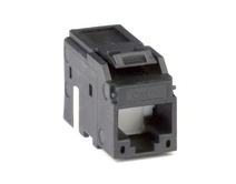 Изображение товара DKC Модуль  Keystone RJ45 CAT5E неэкранированный(UTP), черный (форм-фактор МС)