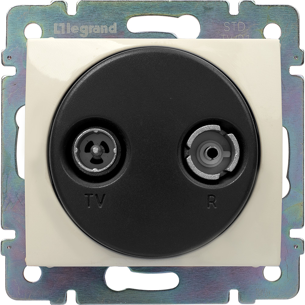 Изображение товара Legrand Valena Крем Розетка TV-FM единственная (каб сеть) 862 МГц 1.5 дБ.