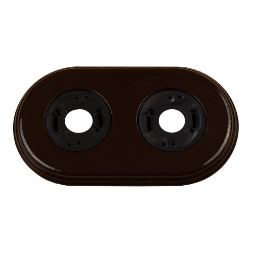 Изображение товара BIRONI Шедель/Лизетта Керамика Коричневый Рамка 2-ая (скрытый и накладной монтаж)