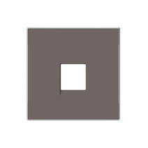 Изображение товара ABB SKY Тауп Накладка для телекоммуникационных розеток типа 8117... и/или 8118...