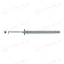 Изображение товара Tech-Krep Дюбель-гвоздь 6х80 гриб. манжета (полипропилен)  (100 шт) - ведро 101991