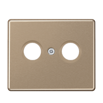 Изображение товара JUNG SL 500 Бронза Накладка TV-FM розетки