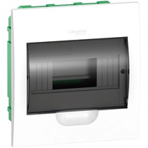 Изображение товара Systeme Electric City9 Корпус встраиваемый с прозрачной дверью 1ряд/8мод, IP40, IK07,63А, 2 клеммы