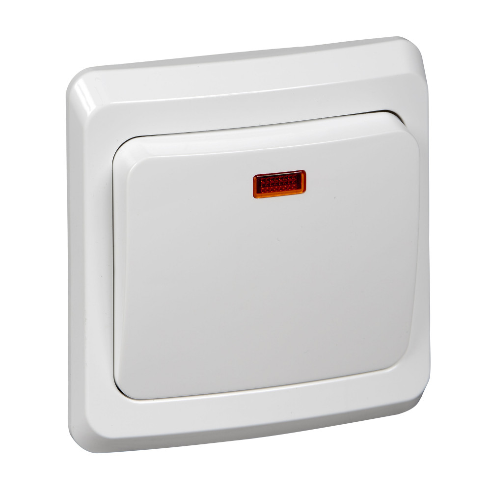 Изображение товара Systeme Electric Этюд Бел Выключатель 1-клавишный с подсветкой