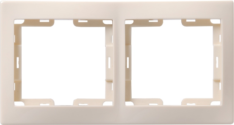 Изображение товара GENERICA KVARTA РВ-2-ККм Рамка 2местн. верт. (кремовый)