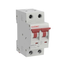 Изображение товара DKC Автоматический выключатель модульный YON max типа MD63H, 10кА, 2 полюса, хар-ка C, 40А