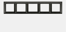 Изображение товара JUNG EcoProfi Standart Антрацит Рамка 5-ая