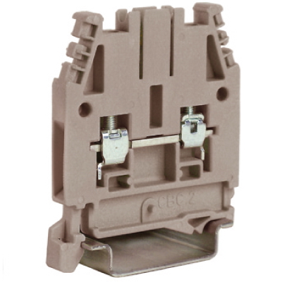 Изображение товара Зажим проходной DKC CBC.2GR(Ex) серый 2,5 мм²