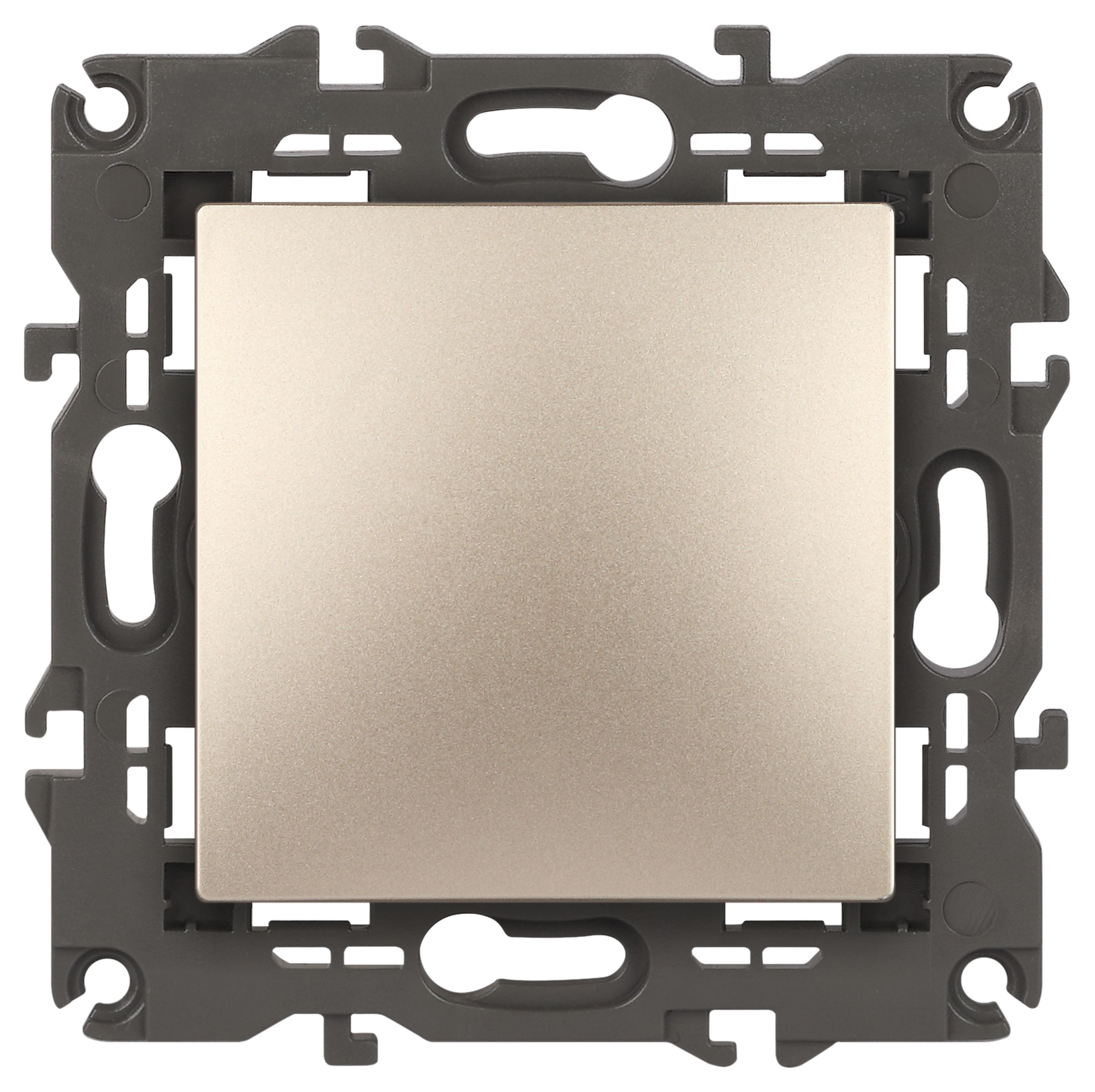 Изображение товара ЭРА Переключатель Elegance 14-1103-04 10АХ-250В IP20 шампань