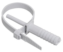 Изображение товара IEK Хомут дюбельный ХД 7х150 серый (50шт/упак)