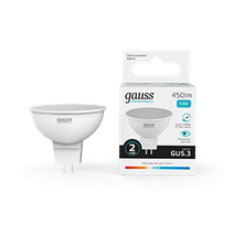 Изображение товара Gauss Лампа Elementary MR16 5.5W 450lm 4100К GU5.3 LED