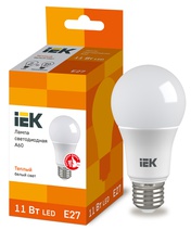 Изображение товара IEK Лампа светодиодная ECO A60 шар 11Вт 230В 3000К E27