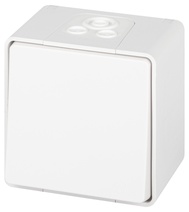 Изображение товара ЭРА Выключатель Эксперт 11-1501-01 IP55 10АХ-250В ОУ белый