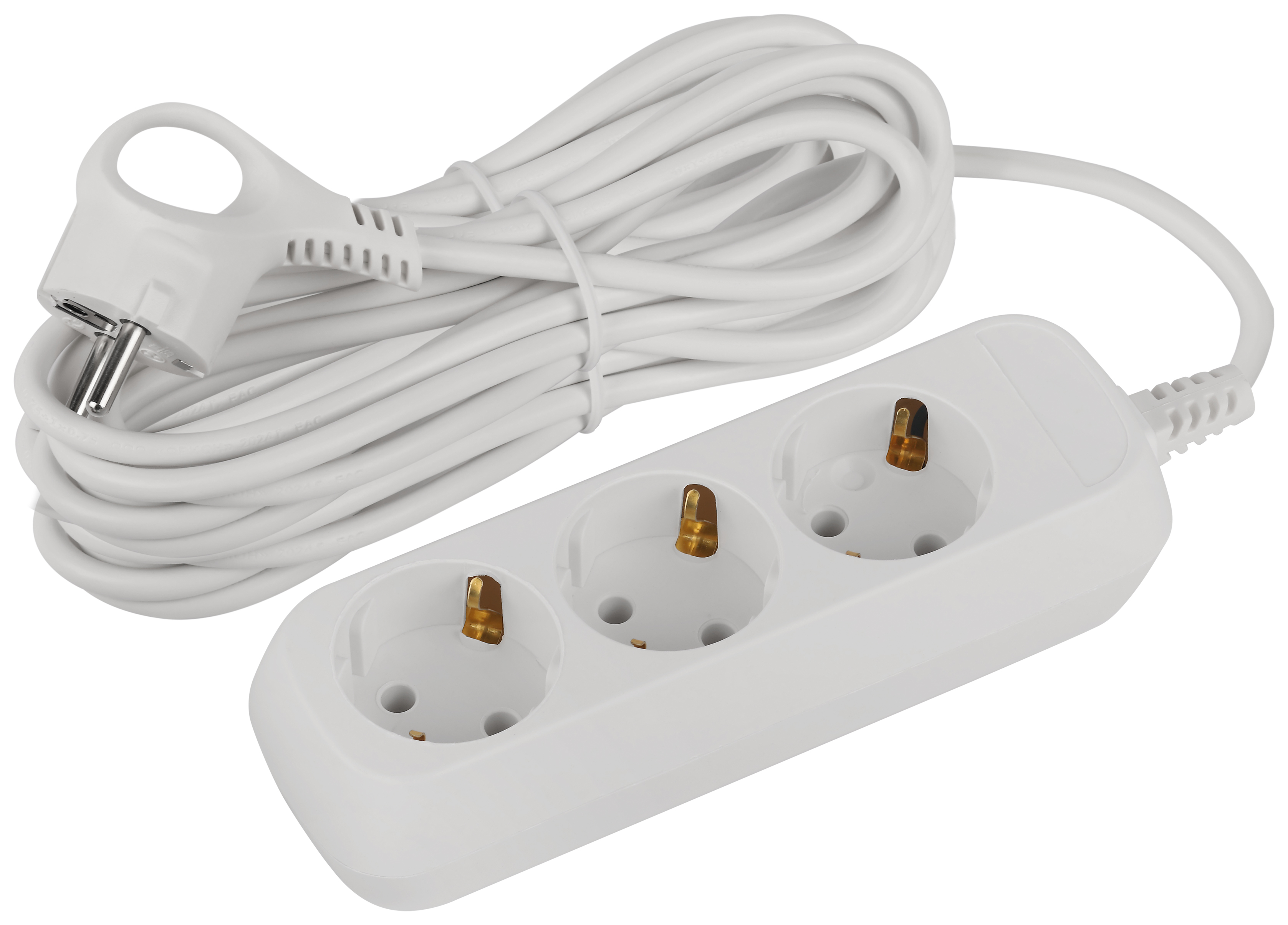 Изображение товара ЭРА Удлинитель электрический UDL-16-370-E Greenline 3 розетки с заземлением 7м ПВС 3x1мм2