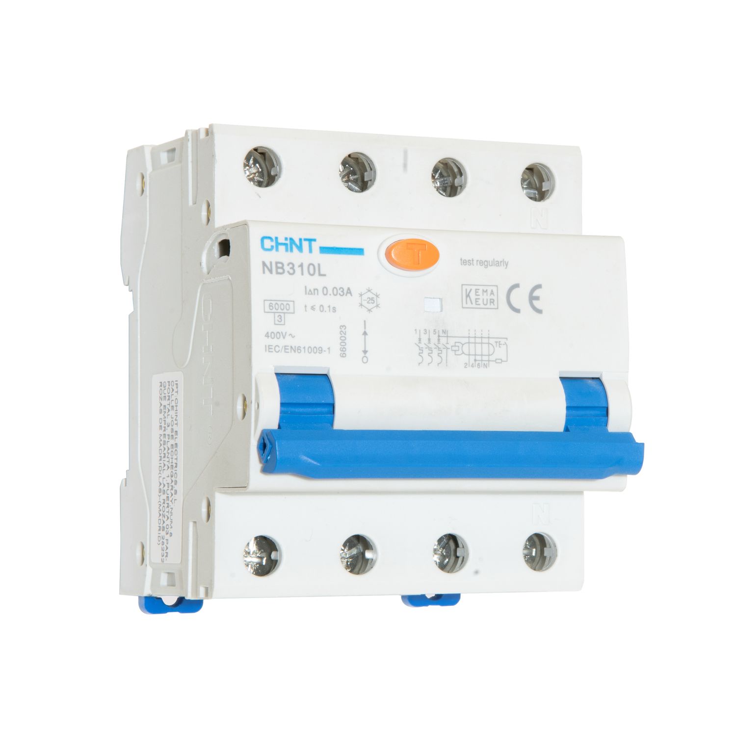 Изображение товара Дифавтор NB310L/3N CHINT C16 30mA 6kA