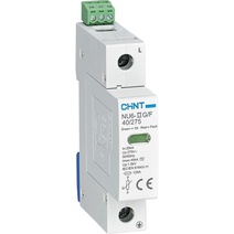 Изображение товара CHINT Ограничитель имп. перенапр. NU6-IIG 1Р In=25kA Uc=440B Im=65kA (R)