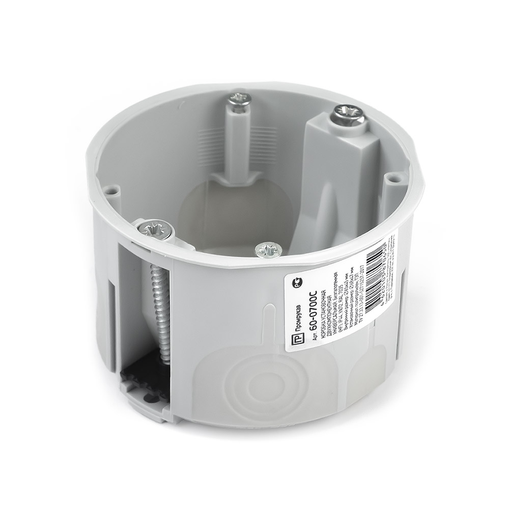 Изображение товара Промрукав коробка установочная 60-0700С, 68х47, IP, 210шт/кор