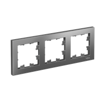 Изображение товара Systeme Electric AtlasDesign Сталь Рамка 3-ая, универсальная