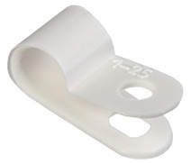 Изображение товара IEK Скоба крепежная 6мм нейлоновая белая (50шт)