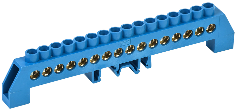 Изображение товара IEK Шина N ноль в комб DIN-изол Стойка ШНИ-8х12-16-КС-С