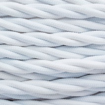 Изображение товара BIRONI Белый матовый Витой провод 2*1,5 10м