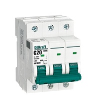 Изображение товара Dekraft Автоматический выключатель без теплозащиты 3P 20А х-ка C 6кА ВА-103M