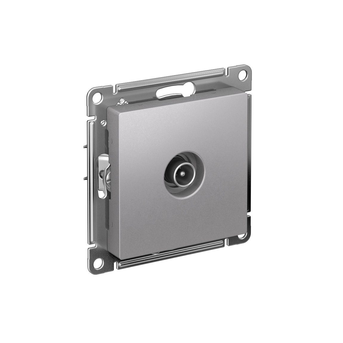 Изображение товара Systeme Electric AtlasDesign Алюминий Розетка TV проходная 4DB, механизм