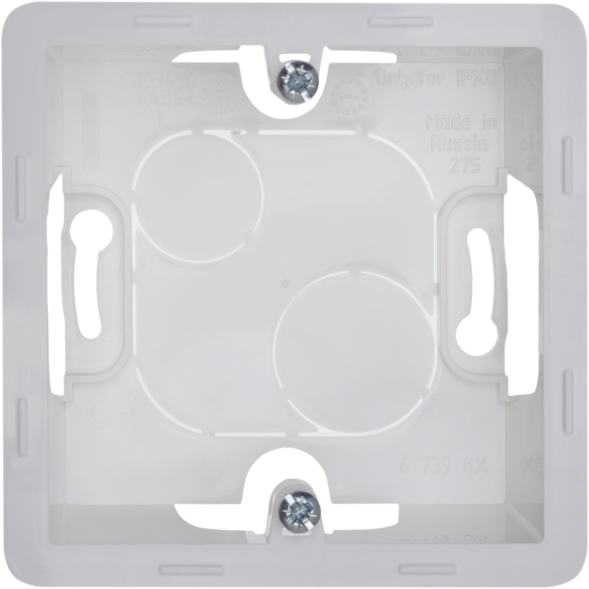 Изображение товара Коробка накладного монтажа Inspiria 1 пост Белый