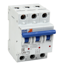 Изображение товара КЭАЗ OptiDin BM63 Автоматический выключатель 3P 63A L 6кА AC (BM63-3L63-УХЛ3).