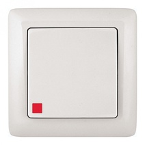 Изображение товара Systeme Electric ХИТ внутр Бел Выключатель 1-клавишный с подсветкой 6А, 250В