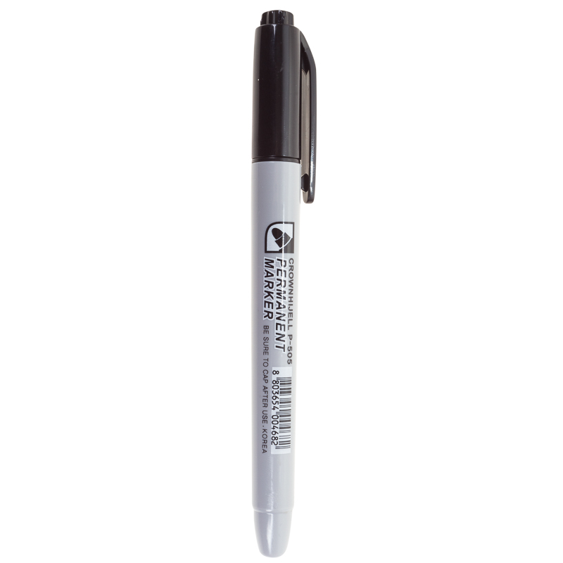 Изображение товара MunHwa  Маркер перманентный Crown «Multi Marker Slim» 2 мм, черный, пулевидный