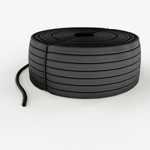 Изображение товара REXANT Трубка кембрик ТВ-40 ПВХ черный, Ø 14 мм.