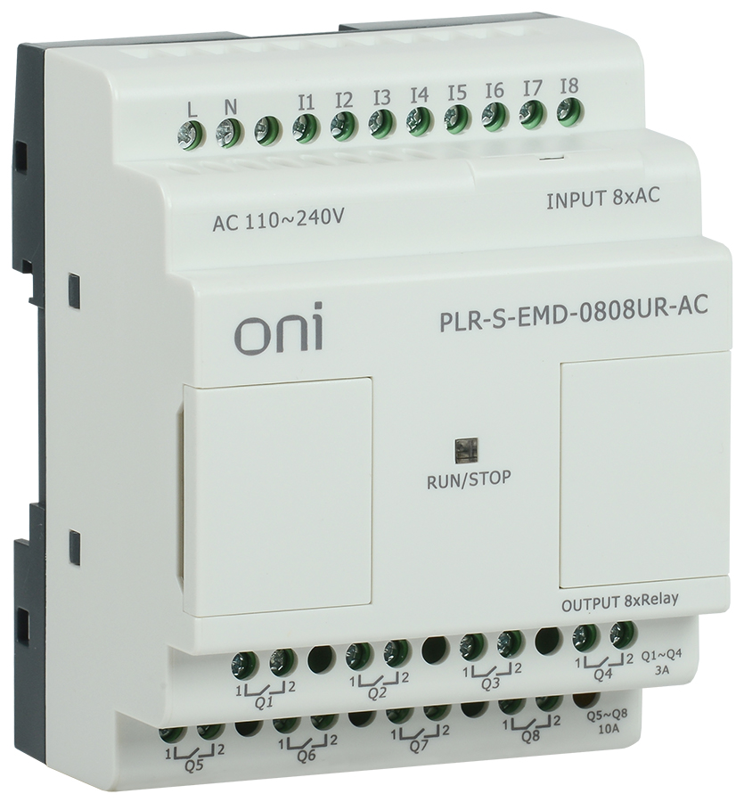 Изображение товара Модуль расширения IEK ONI PLR-S 8DI/8DO для логических реле и ПЛК