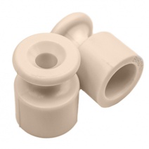 Изображение товара BIRONI Пластик Песочное золото Изолятор 100шт/уп