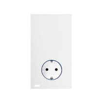 Изображение товара Simon 100 Белый матовый Hub Pro iO с розеткой Schuko 2Р+Е 16А 250В~