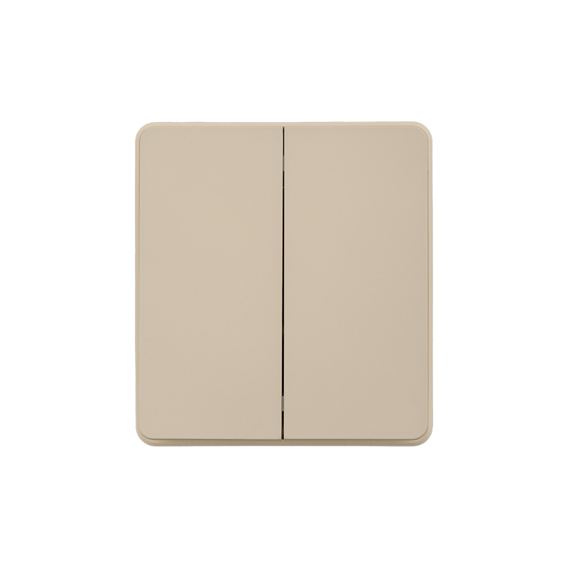 Изображение товара Выключатель KRANZ ROUND для жалюзи 2 кл возвратный 10А с/у рамка