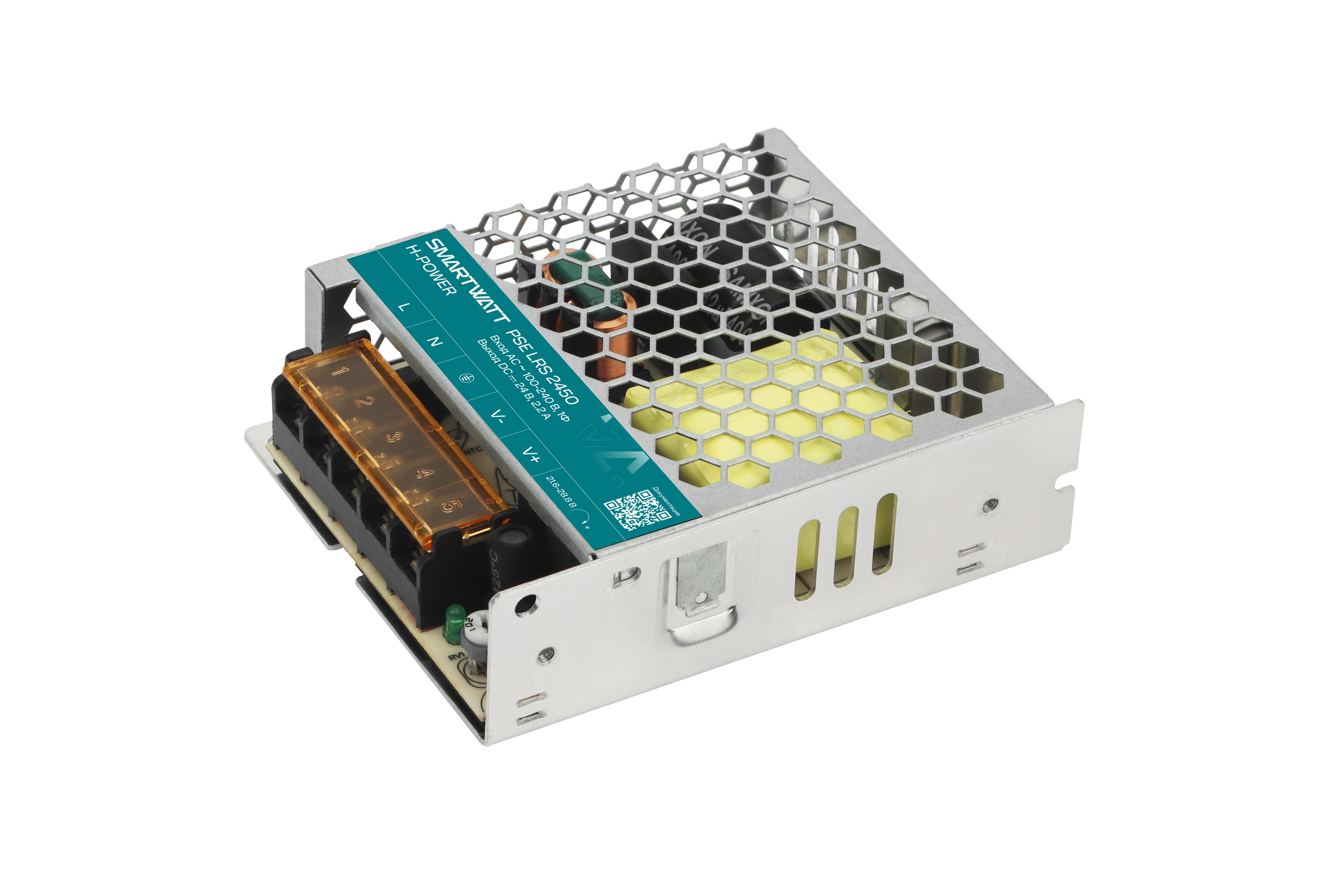 Изображение товара SMARTWATT Импульсный блок питания PSE LRS 2450 H-POWER, 24 В, 50 Вт, 2,2 А