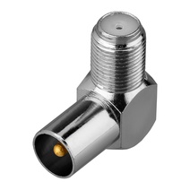 Изображение товара REXANT угловой переходник F - TV, 1шт Изображение товара REXANT угловой переходник F - TV, 1шт