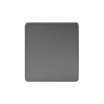 Изображение товара KRANZ ROUND Заглушка с супортом титан , с 1-пост. рамкой