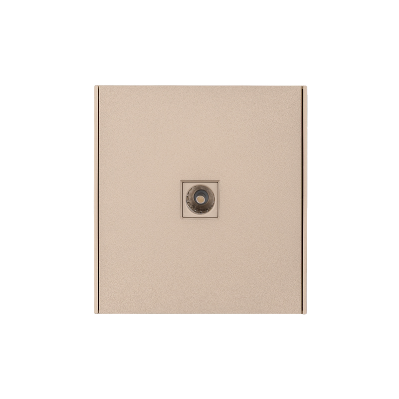 Изображение товара KRANZ STRONG Розетка TV с/у шелк, с 1-пост. рамкой