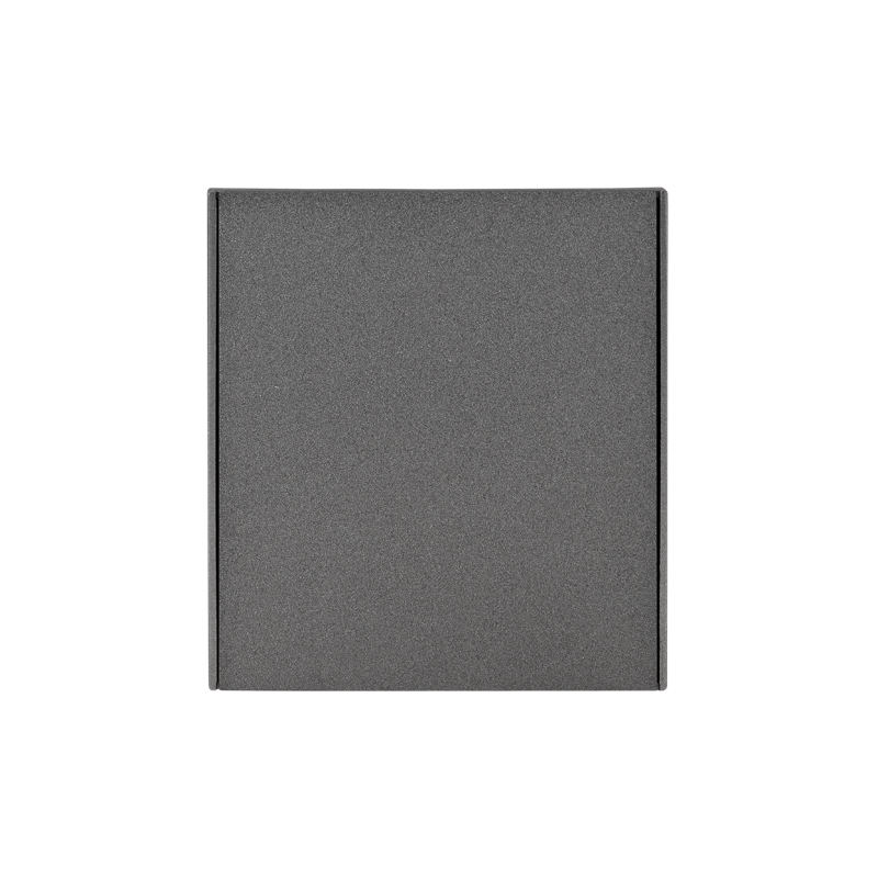 Изображение товара KRANZ STRONG Заглушка декоративная с суппортом графит , с 1-пост. рамкой