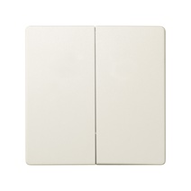 Изображение товара Клавиша двойная Simon S82 Накладка для ЭУИ Слоновая кость