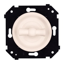 Изображение товара BIRONI Шедель Бриз Пластик Песочное золото матовый Выключатель 2-кл (скрытый монтаж)