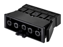 Изображение товара Simon Connect Графит Разъем Quick Connection "мама" встраиваемый, 5 контактов, безвинт.соединение