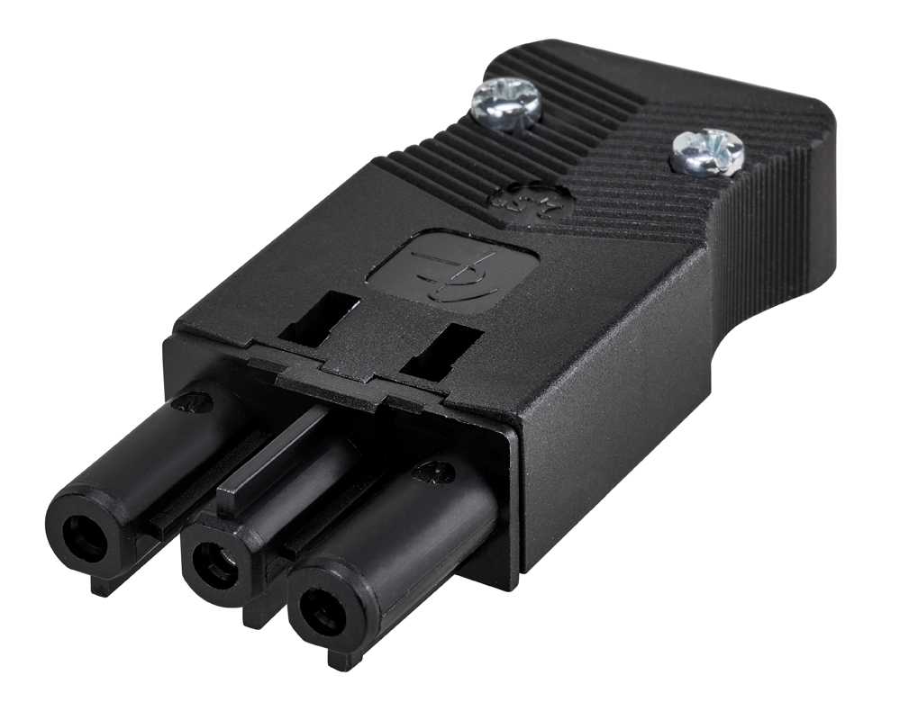 Изображение товара Разъем Simon Connect Графит Quick Connection 2P+E