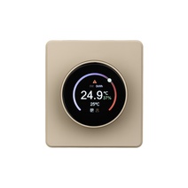 Изображение товара KRANZ ROUND Терморегулятор Wi-Fi с/у шелк, с 1-пост. рамкой